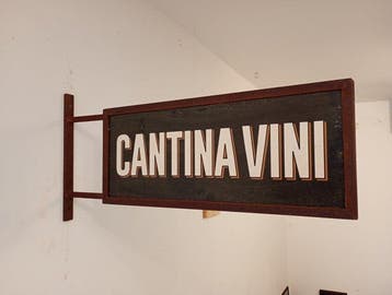 Marchesin insegne Rovigo - Uithangbord van ijzer Cantina