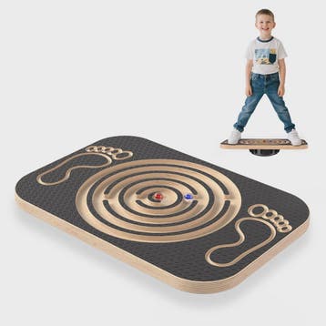 Houten Balansbord met Anti-Slip Oppervlak & Maze Spel - Bala, Verzenden, Nieuw