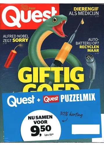 Pakket Quest + Quest Puzzelmix - 06 2024, Boeken, Verzenden, Nieuw, Sport en Vrije tijd