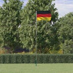 vidaXL Vlag met vlaggenmast Duitsland 5,5 m aluminium, Verzenden, Nieuw