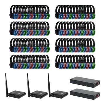 Devine BeatStream Silent Disco set met 96 hooftelefoons + 3, Verzenden, Nieuw