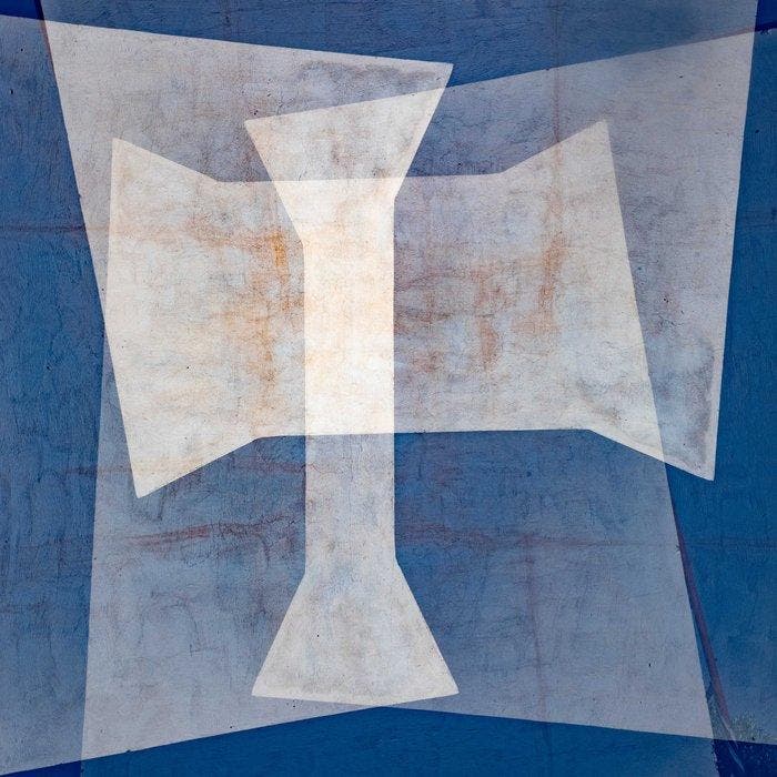 Ben Dauchez - Bauhaus Maroc #1 Bleu, Antiek en Kunst, Kunst | Designobjecten