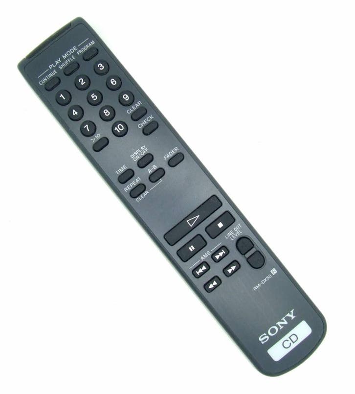 Afstandsbediening Sony rm-dx50 cdp-xb720, Audio, Tv en Foto, Afstandsbedieningen, Origineel, Nieuw, Ophalen of Verzenden