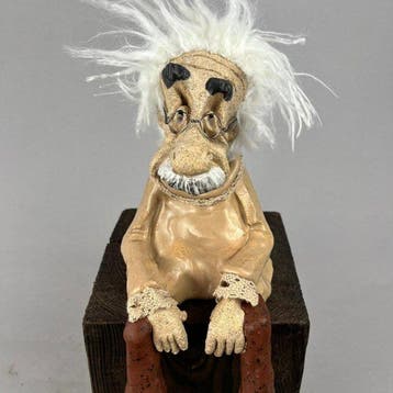 Anna Em - LARGE -Albert Einstein…. hand made