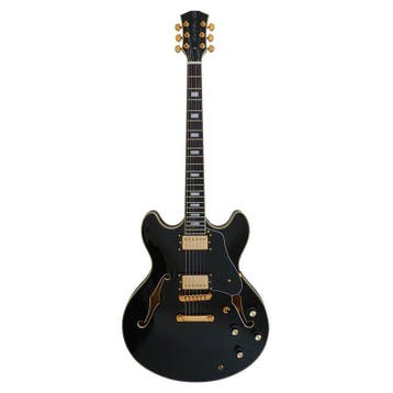 Sire H7 Larry Carlton Semi-Hollow Elektrische Gitaar Black, Ophalen of Verzenden, Nieuw