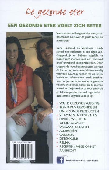 Een gezonde eter voelt zich beter / De gezonde eter, Boeken, Verzenden, Zo goed als nieuw, Irene Lelieveld