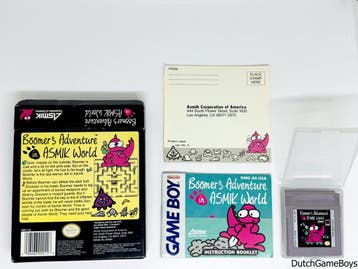 Gameboy Classic - Boomers Adventure - ASMIK World + Reg. Ca, Verzenden, Gebruikt