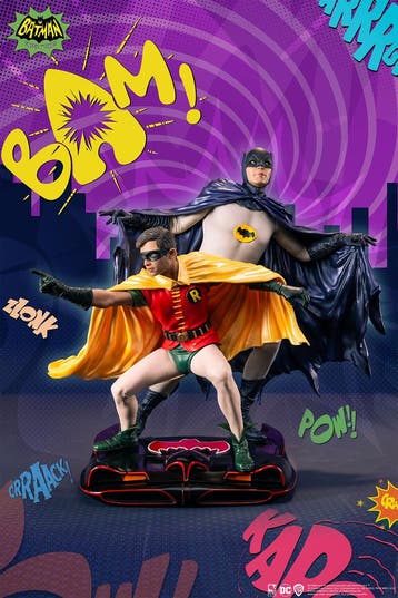 DC Comics Batman 1966 1/8 Statue Batman & Robin 23 cm, Ophalen of Verzenden, Nieuw
