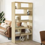 vidaXL Kamerscherm 100x33x187,5 cm bewerkt hout sonoma, Verzenden, Nieuw, Overige houtsoorten