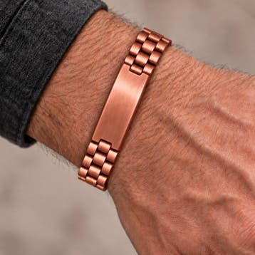 Luxe gezondheidsarmband magnetisch koper – 1,3 cm, Ophalen of Verzenden, Nieuw