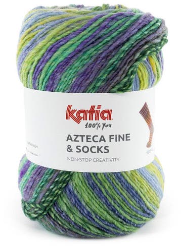 Katia Azteca Fine &amp; Socks - 40 Meadow Moss - Superwash, Ophalen of Verzenden, Nieuw