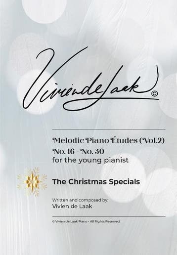 Vivien De Laak Melodic Piano Études For The Young Pianist (V, Ophalen of Verzenden, Nieuw, Vivien Laak