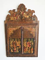 Qajar mirror - Hout - Central Asia - Qajar dynastie
