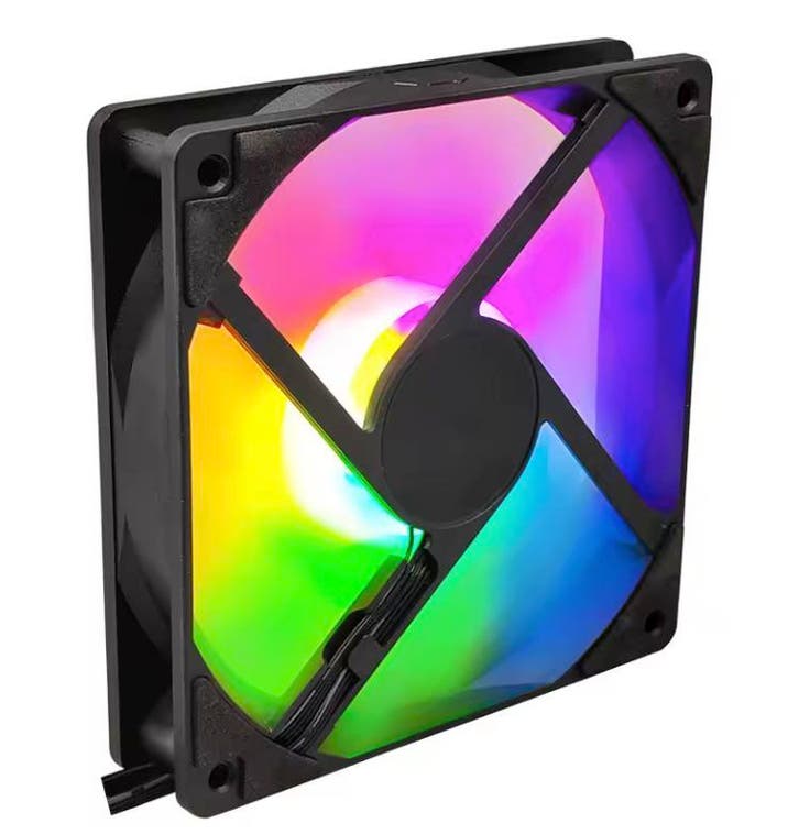 120mm PC Fan RGB – Stille Gaming Ventilator High Cooling, Computers en Software, Computerkoelers, Nieuw, Verzenden