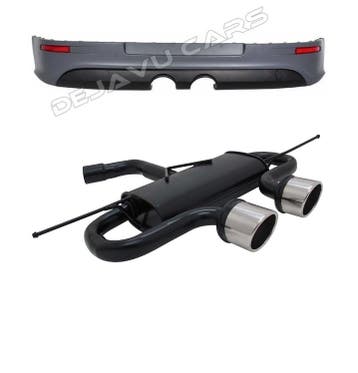 R32 Look Bumper + Sport Uitlaat voor Volkswagen Golf 5 / GTI, Ophalen of Verzenden