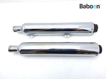 Uitlaatdemperset Origineel Harley-Davidson FLSTS Softail, Motoren, Verzenden, Gebruikt