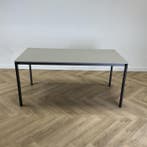Ahrend kantinetafel 160x80 cm, grijs - antraciet, Ophalen of Verzenden, Gebruikt, Bureau