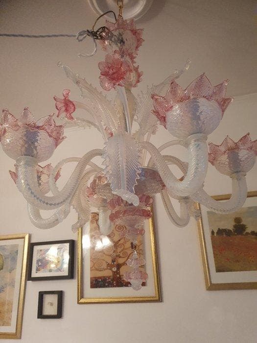 Kroonluchter - Muranoglas, Antiek en Kunst, Antiek | Lampen