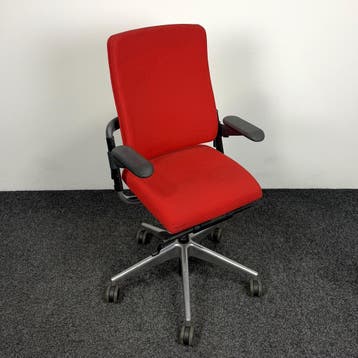 Bureaustoel Grahl Xenium - Rood, Huis en Inrichting, Bureaustoelen, Ophalen of Verzenden, Ergonomisch, Gebruikt, Bureaustoel
