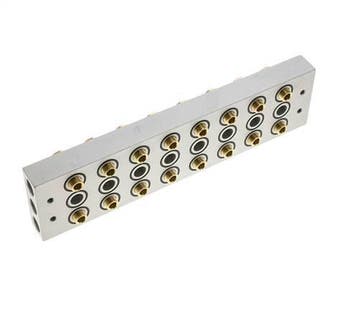Manifold 8-Stations 5/2 5/3-weg Airtec M05/P05, Verzenden, Nieuw