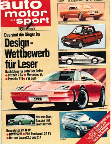 1981 AUTO MOTOR UND SPORT 17 DUITS, Boeken, Nieuw, Author