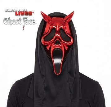 Ghost Face® Scream Chrome Duivel Masker, Verzenden, Nieuw, Feestartikel