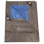Talen Tools Afdekzeil 210gr/m2 5x8m - Weerbestendig, Grij..., Ophalen of Verzenden, Nieuw