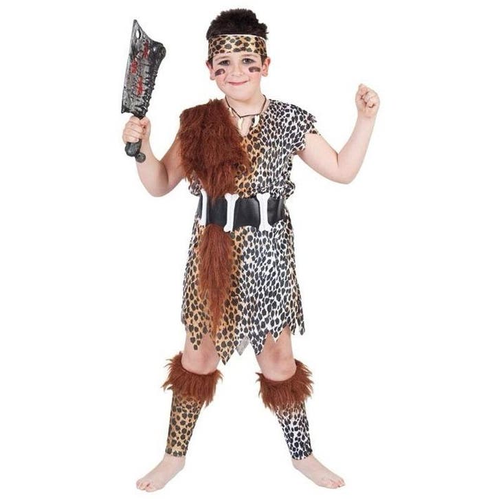 Holbewoner prehistory thema kostuum voor kinderen - Holbew.., Kinderen en Baby's, Carnavalskleding en Verkleedspullen, Ophalen of Verzenden