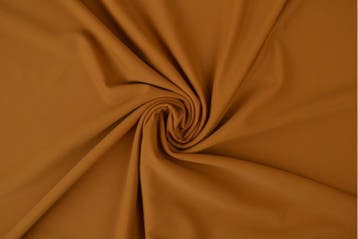 10 meter lycra stof - Donker okergeel, Overige materialen, 120 cm of meer, Geel, Ophalen of Verzenden
