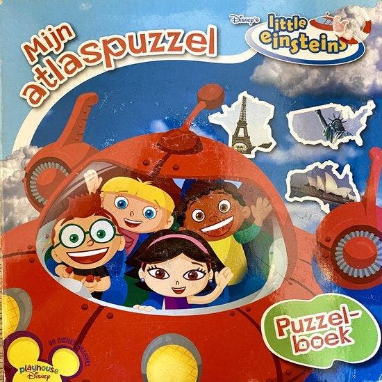 MIJN ATLASPUZZEL - EINSTEINS, Boeken, Overige Boeken, Gelezen, Verzenden