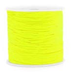 Rol met 90 meter Macramé draad 0.8mm Neon yellow (Kies vo.., Ophalen of Verzenden, Nieuw, Kraal
