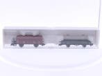 Schaal H0 Fleischmann 82 5910 K set van 2 goederen wagen..., Gelijkstroom, Fleischmann, Overige typen, Ophalen of Verzenden