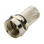 F-Stekker 6mm 2st., Ophalen of Verzenden, Nieuw
