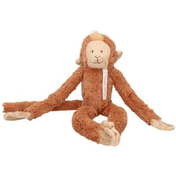 Happy Horse aap knuffel - pluche - bruin - 45 cm, Verzenden, Nieuw