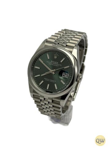 Rolex DateJust 36mm Mintgreen Jubilee, Sieraden, Tassen en Uiterlijk, Horloges | Heren, Ophalen of Verzenden, Nieuw, Polshorloge