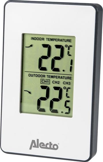 Weerstation - Binnen en buiten - Met buitensensor - Draadloo, Verzenden, Zo goed als nieuw
