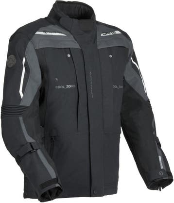 DANE Svendborg Zwart Grijze Waterdichte Textiele Motorjas, Nieuw met kaartje, Jas | textiel, DANE, Heren