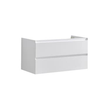Sani Royal Onderkast Infinity 100 Hoogglans Wit, Nieuw