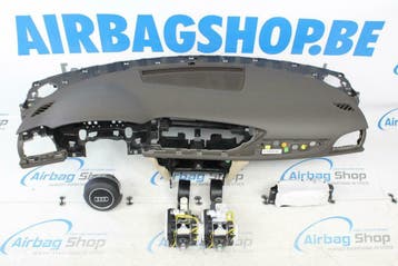 Airbag set Dashboard bruin speaker 3 spaak Audi A6 4G, Gebruikt, Audi