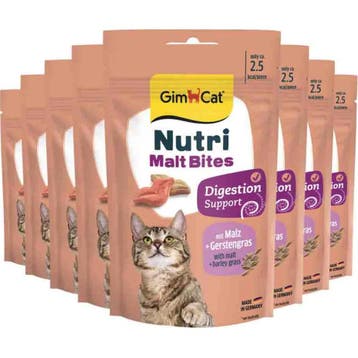 8x GimCat Kattensnack Nutri Malt Bites 40 gr (Hondensnacks), Dieren en Toebehoren, Dierenvoeding, Verzenden, Hond