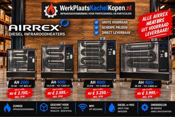 Airrex infraroodheater infraroodkachel Diesel of Elektrisch, Verzenden, Nieuw