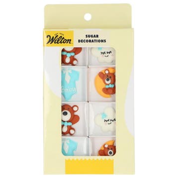Wilton Suikerdecoratie Baby Blauw 8st., Verzenden, Nieuw