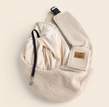 Slingbag  - Draagtas beige TEDDY (Hond, Reistassen), Dieren en Toebehoren, Ophalen of Verzenden, Nieuw