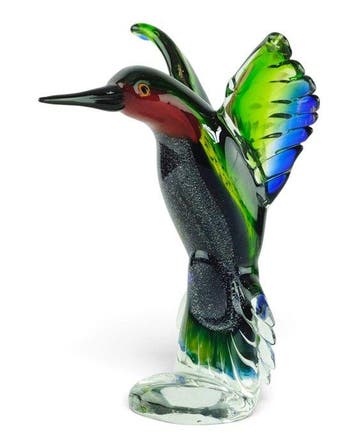 sculptuur, Beautiful Hummingbird - 25 cm - Glas