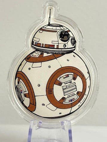 Niue. 2 Dollars 2025 - 1 oz Plata .999 - BB-8 Droids Series
