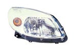 Dacia Sandero 2008-2012 Chrome Koplamp Rechts (Koplampen), Verzenden, Nieuw, Dacia