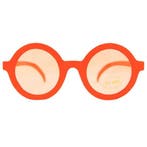 Oranje nerds feestbril - Feestbrillen, Hobby en Vrije tijd, Feestartikelen, Ophalen of Verzenden, Nieuw