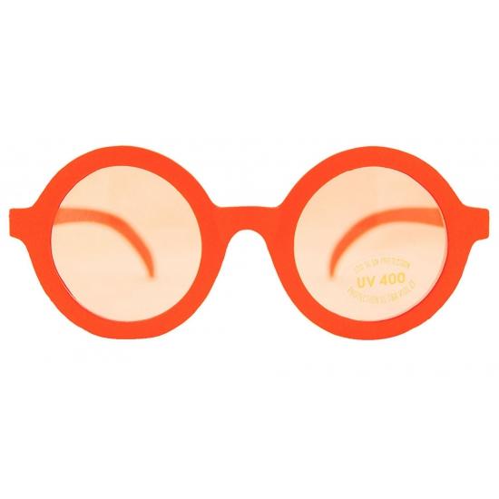 Oranje nerds feestbril - Feestbrillen, Hobby en Vrije tijd, Feestartikelen, Ophalen of Verzenden