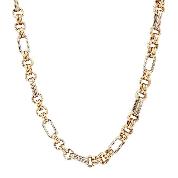 Gouden choker 43.5 cm 14 karaat, Sieraden, Tassen en Uiterlijk, Kettingen, Goud, Zo goed als nieuw, Verzenden