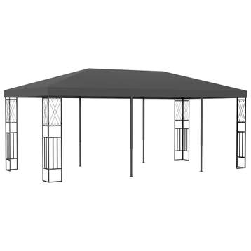 vidaXL Prieel 3x6 m stof antraciet, Verzenden, Nieuw
